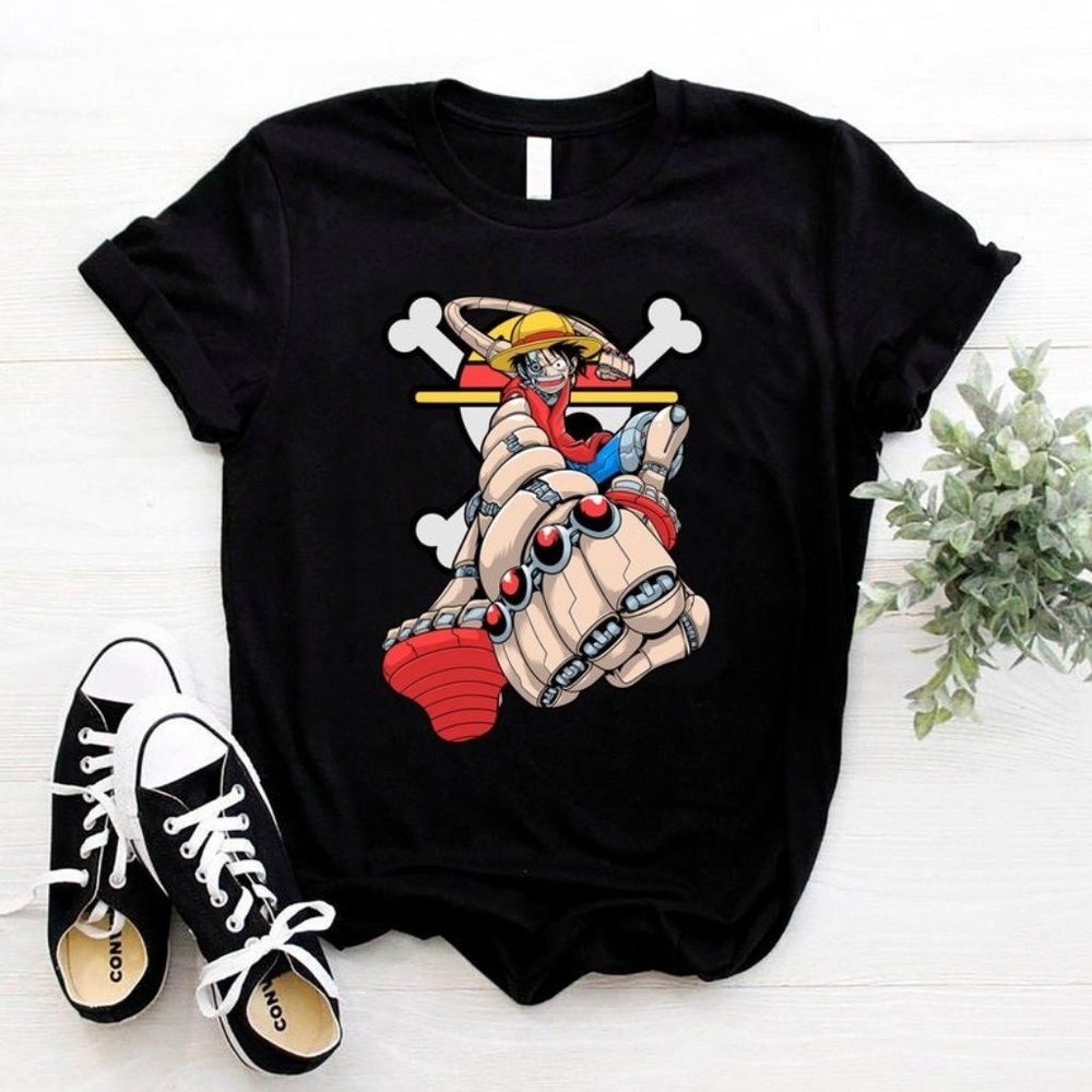 One Piece Logo Shirt, Luffy Anime Shirt, Monkey D Luffy Manga Shirt, Straw Hat P